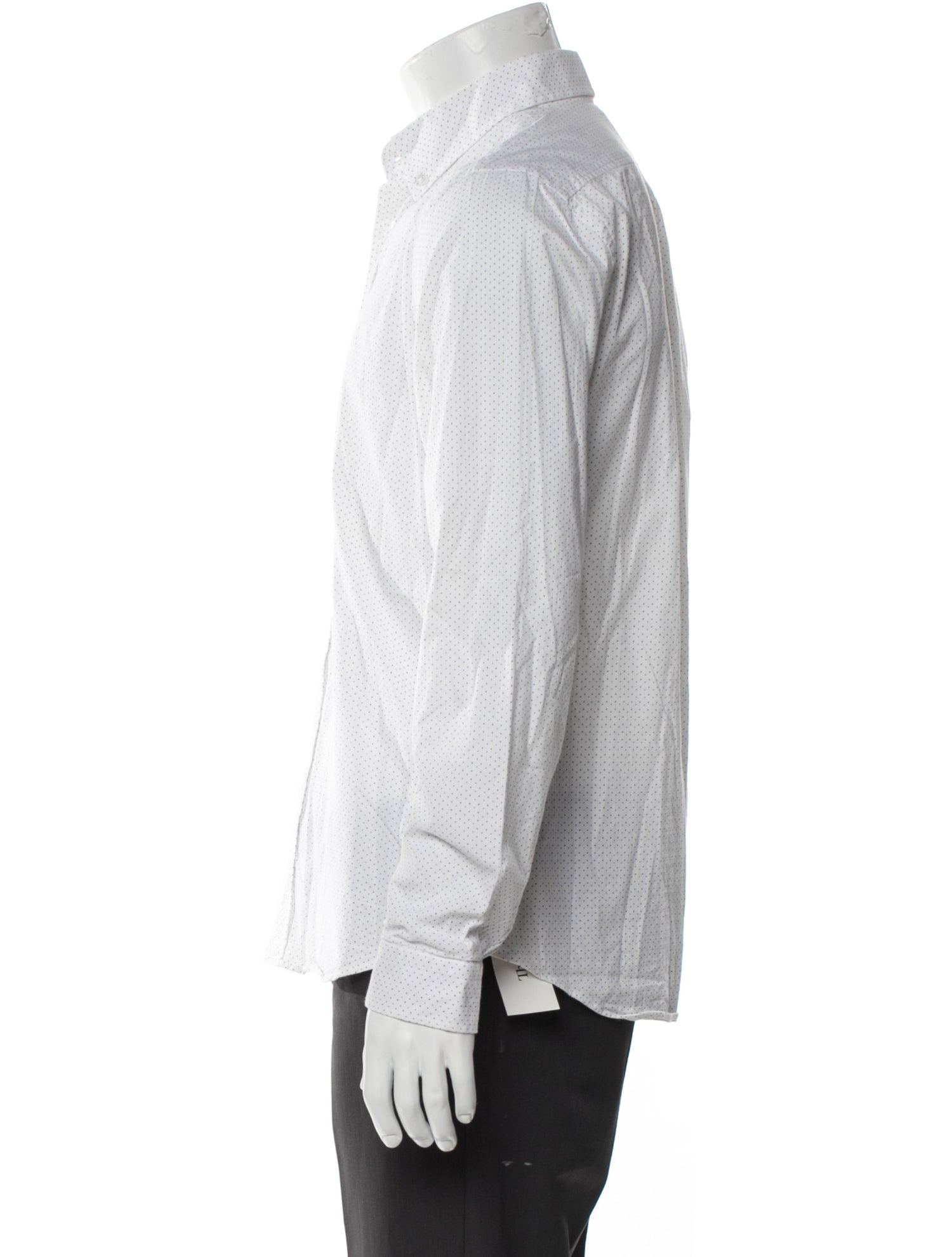Bertoni 1949 Polka Dot Print Long Sleeve Shirt