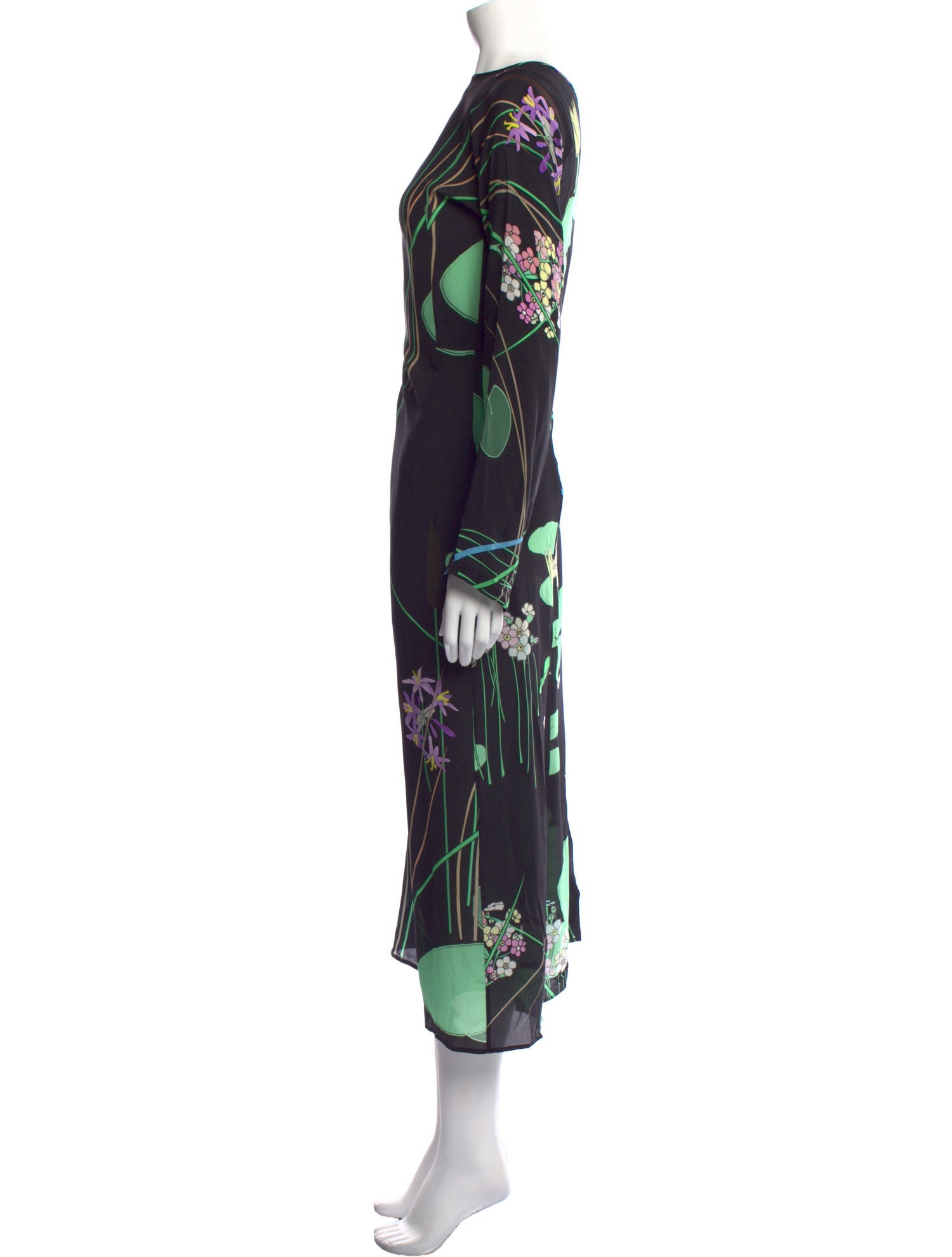 Bernadette Silk Long Dress