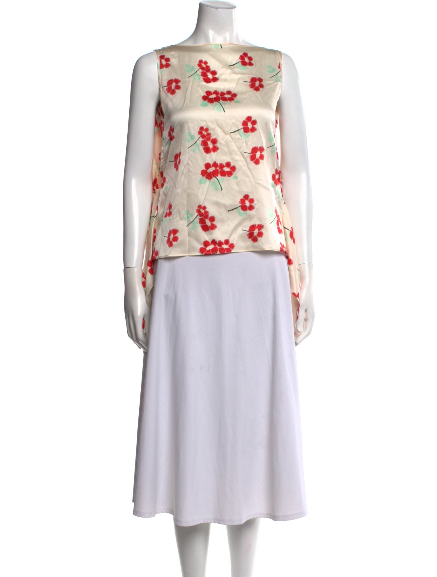 Bernadette Silk Floral Print Tunic