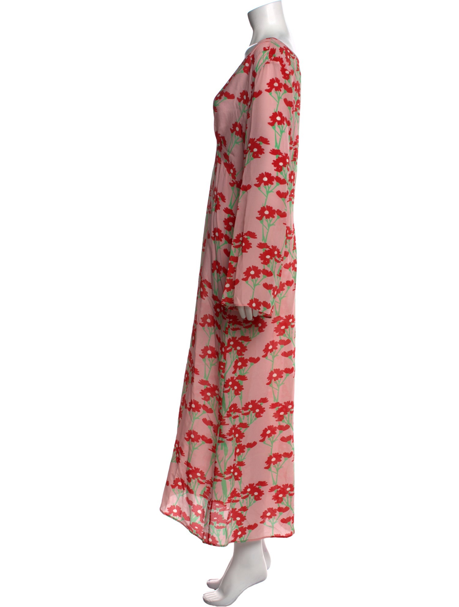 Bernadette Silk Long Dress