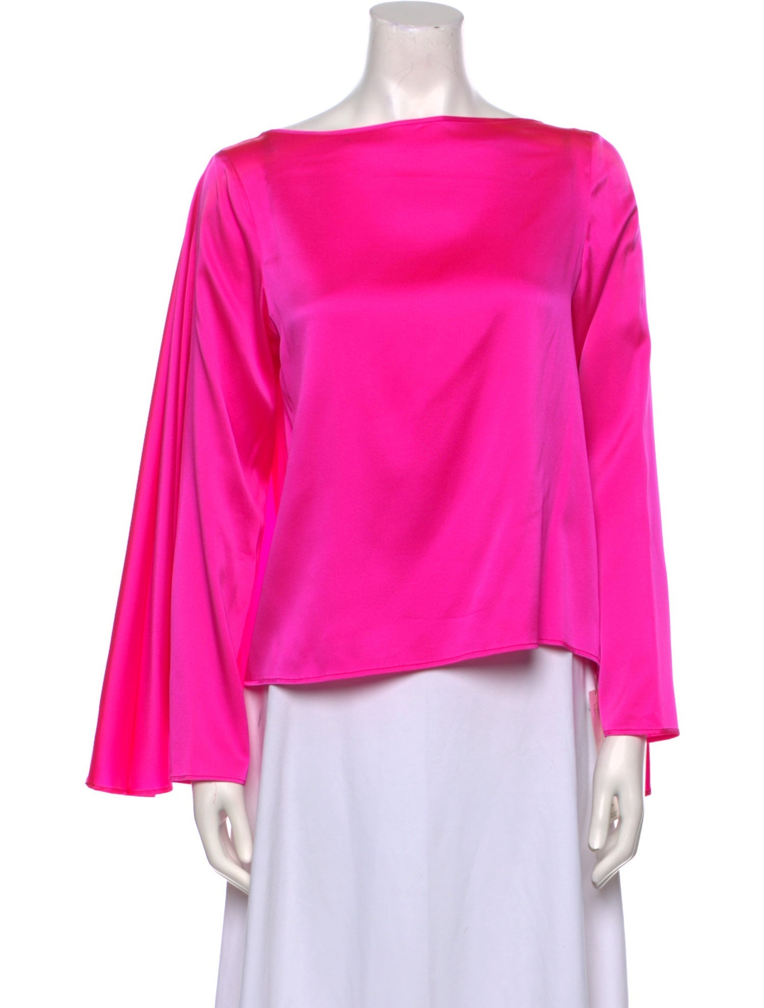 Bernadette Silk Bateau Neckline Blouse