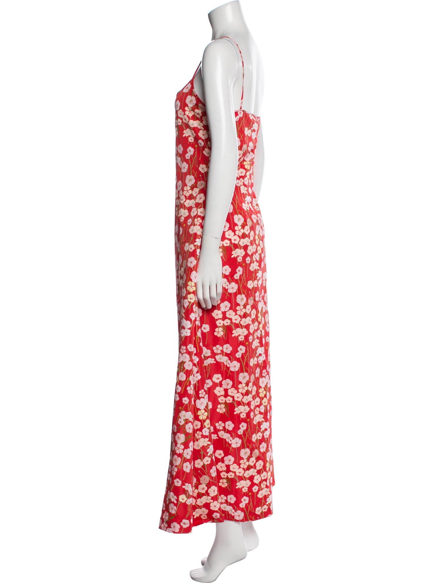 Bernadette Floral Print Long Dress w/ Tags