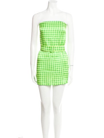 Bernadette Dresses Plaid Print Mini Dress XS