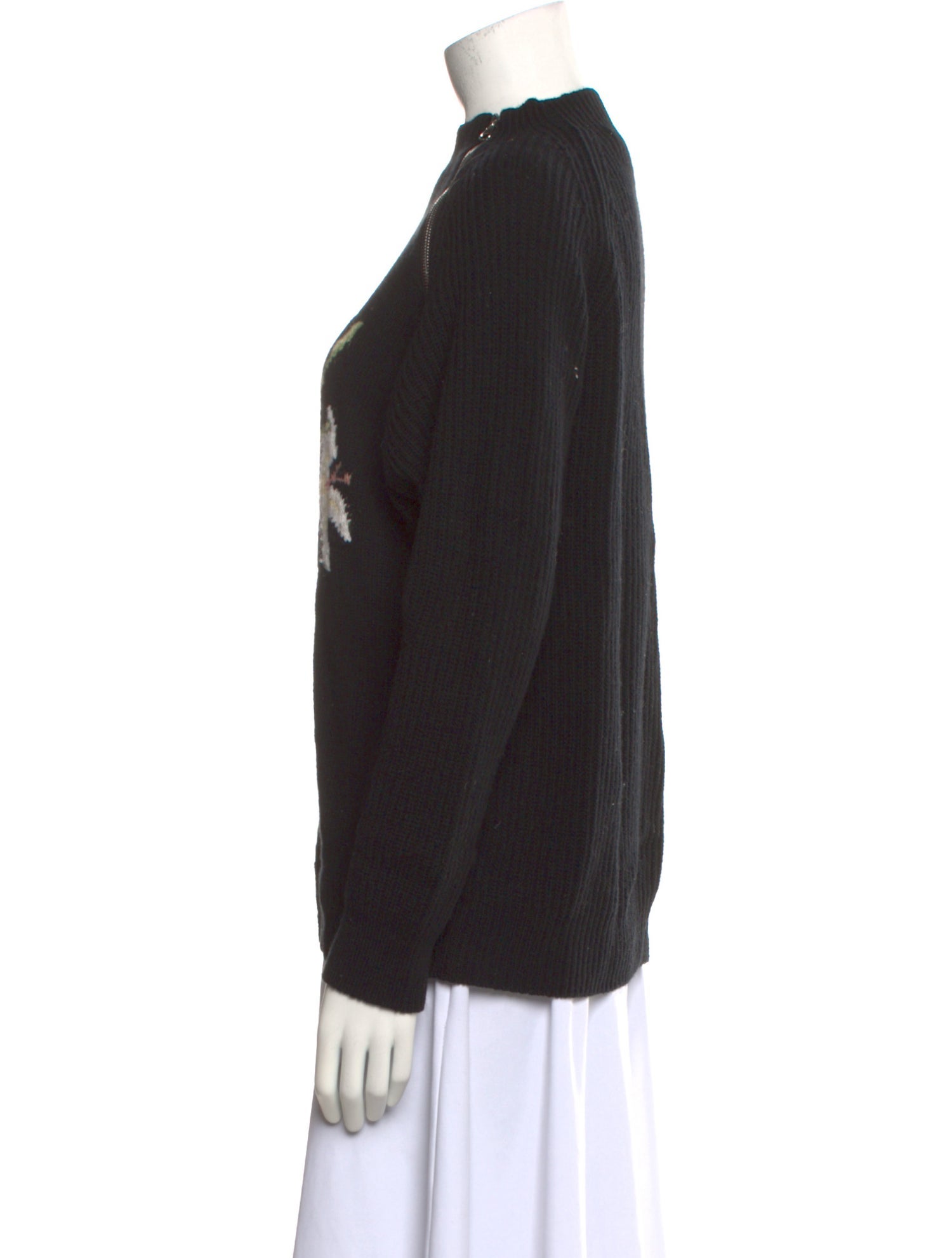 Bernadette Wool Floral Print Sweater