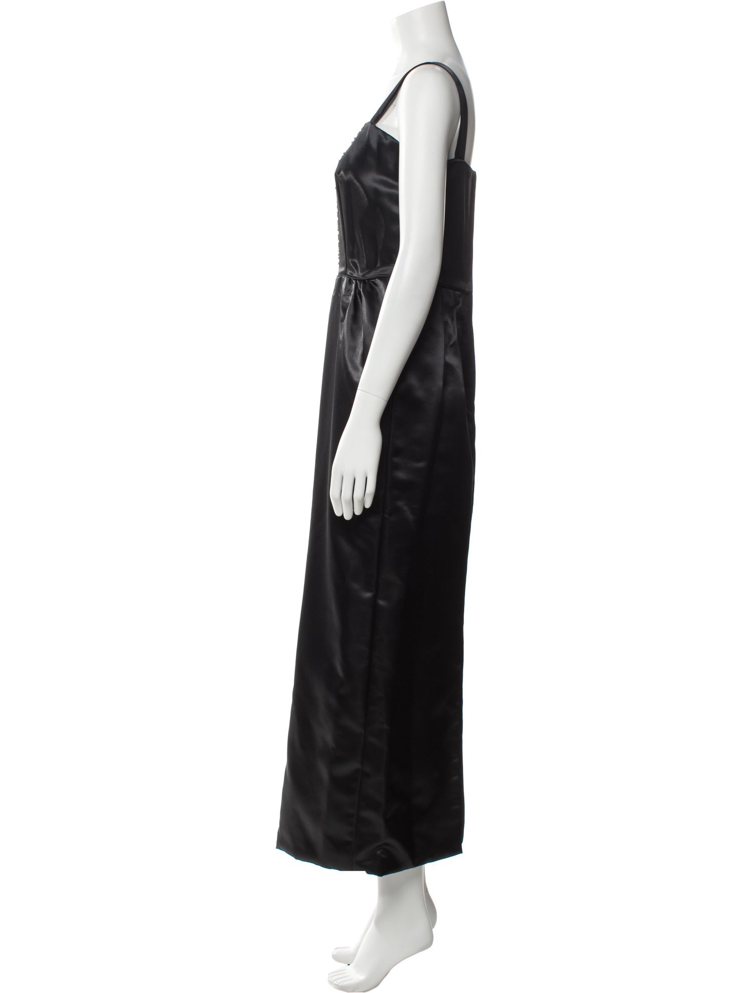 Bernadette Square Neckline Long Dress
