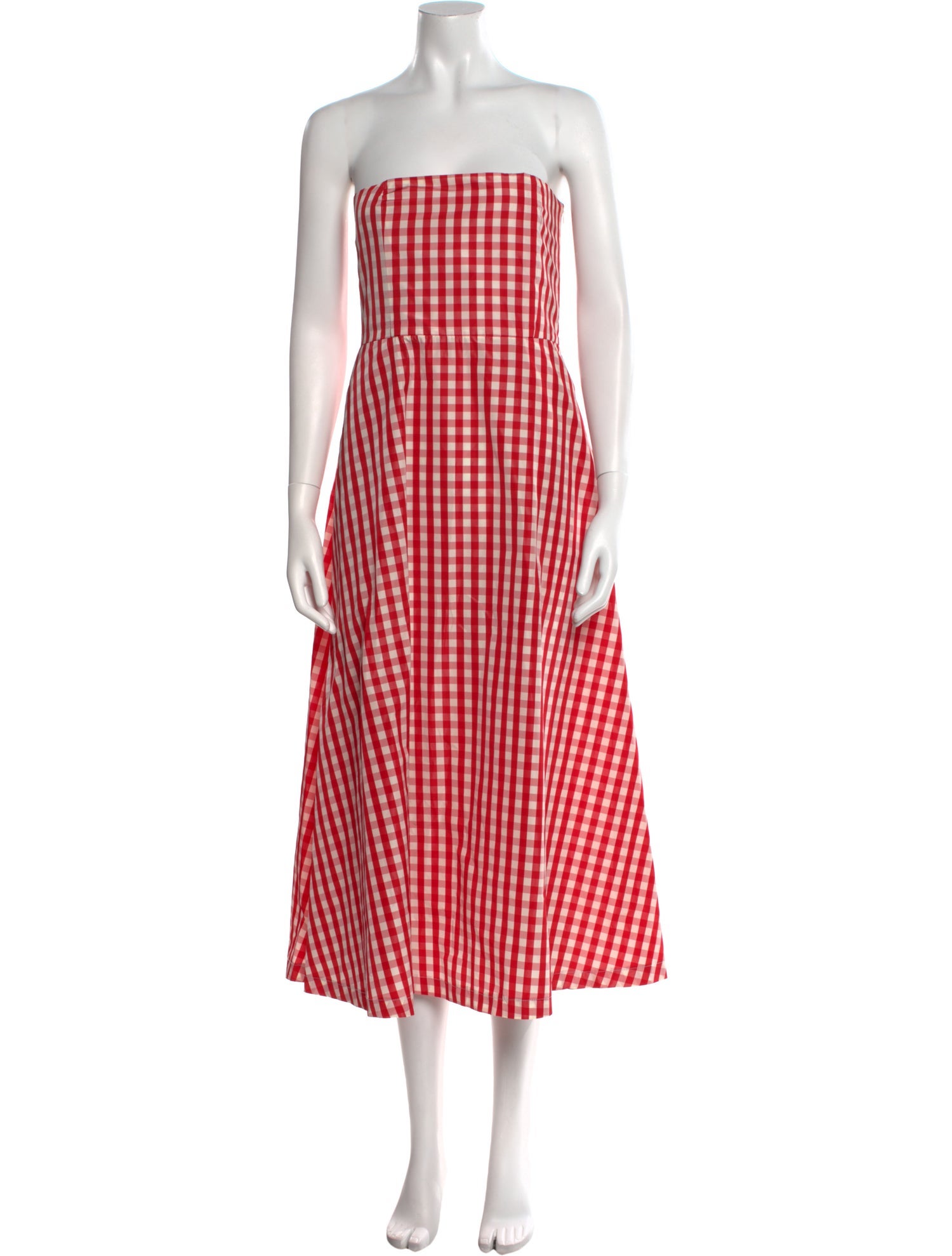 Bernadette Plaid Print Long Dress