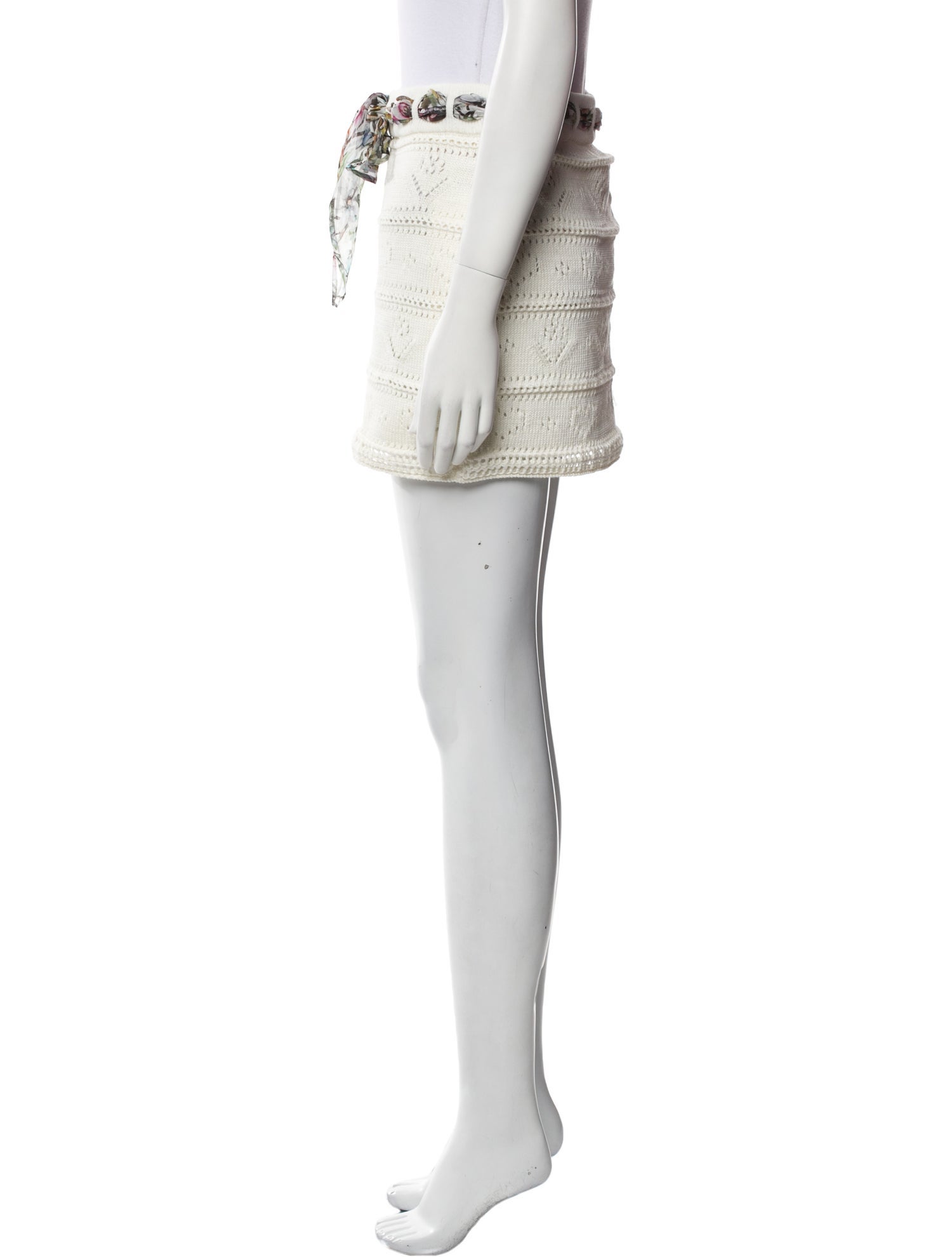 Bernadette Printed Mini Skirt w/ Tags