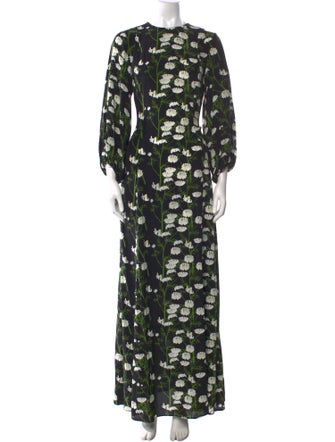 Bernadette Silk Long Dress