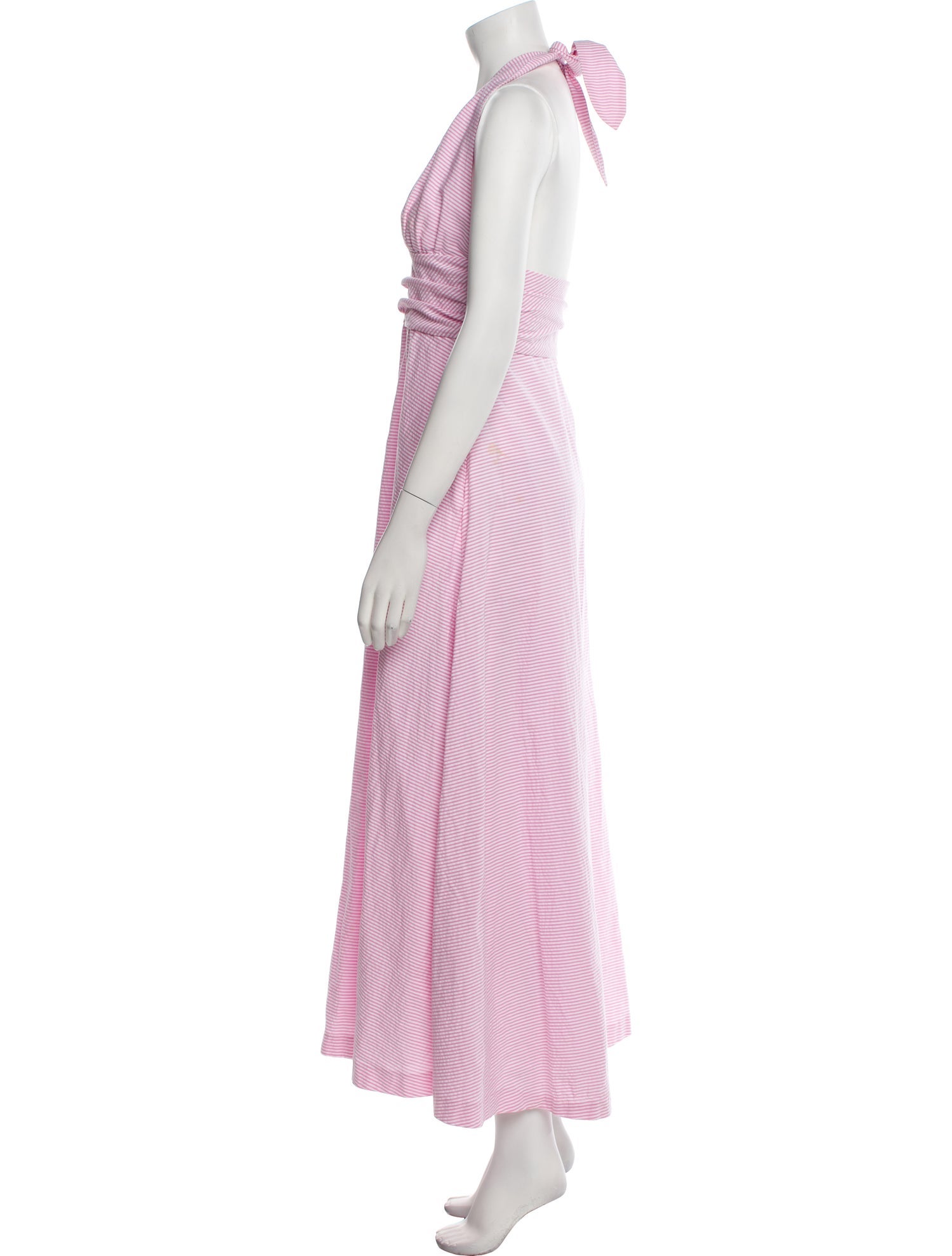 Bernadette Striped Long Dress