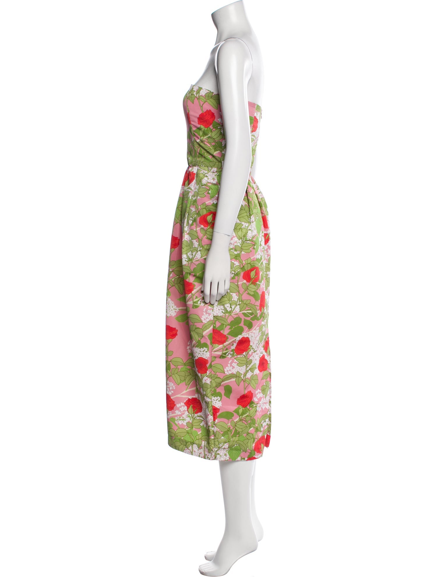 Bernadette Floral Print Midi Length Dress