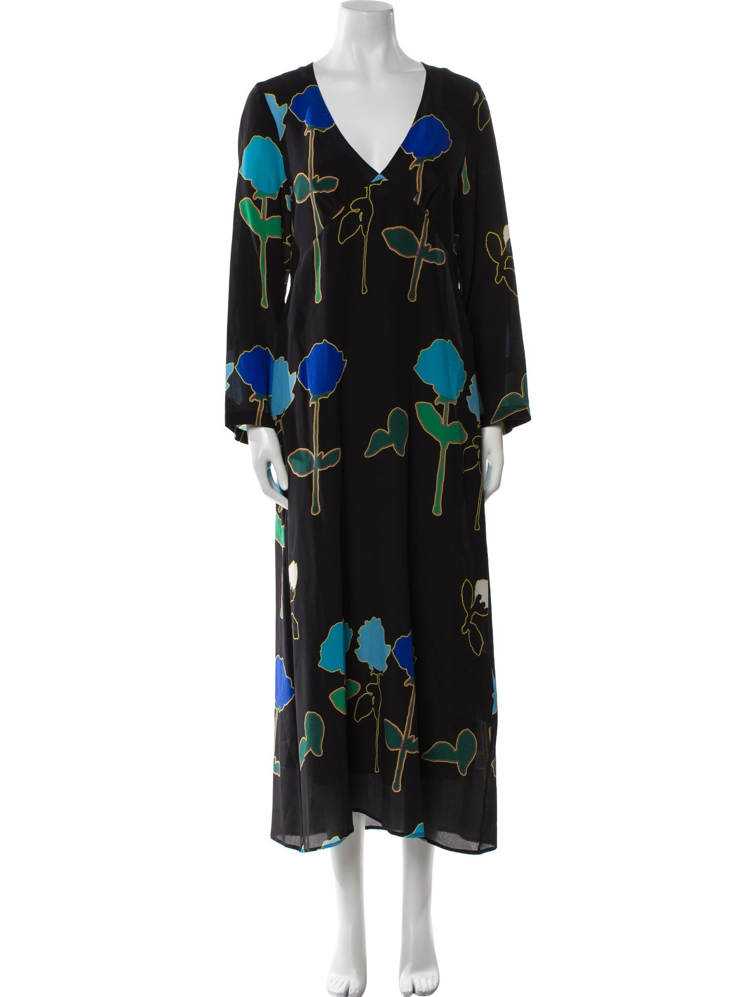 Bernadette Silk Long Dress