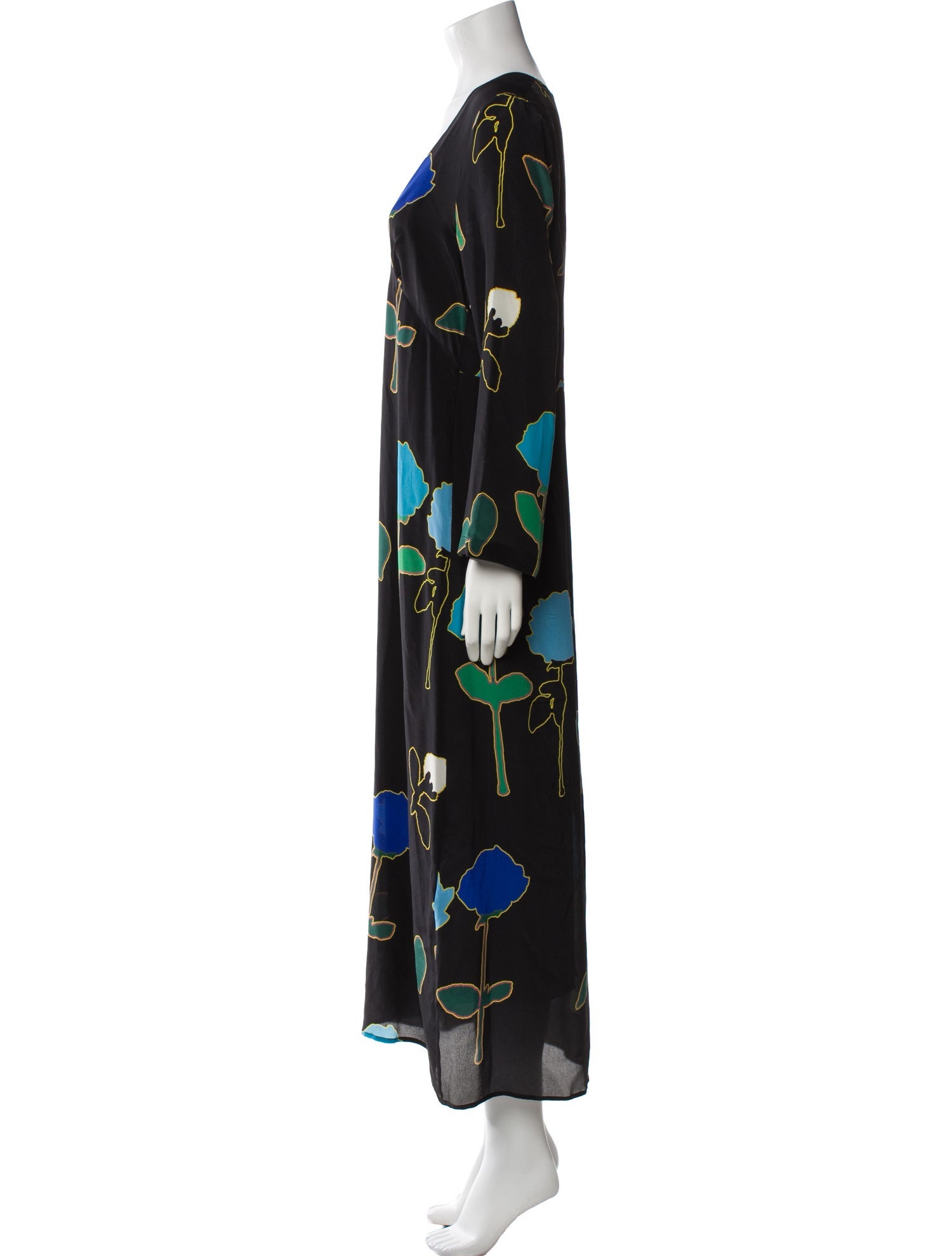 Bernadette Silk Long Dress