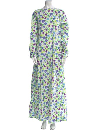 Bernadette Floral Print Long Dress