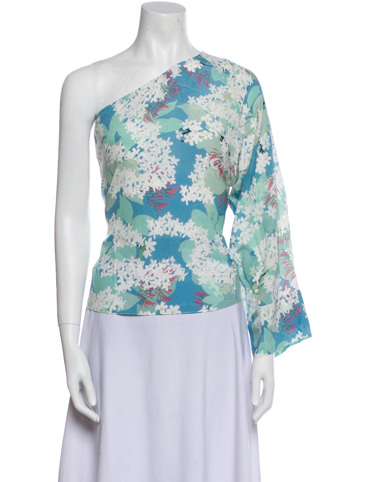 Bernadette Silk Floral Print Top