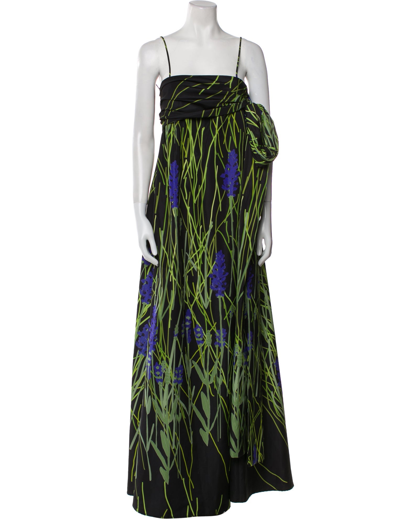 Bernadette Printed Long Dress