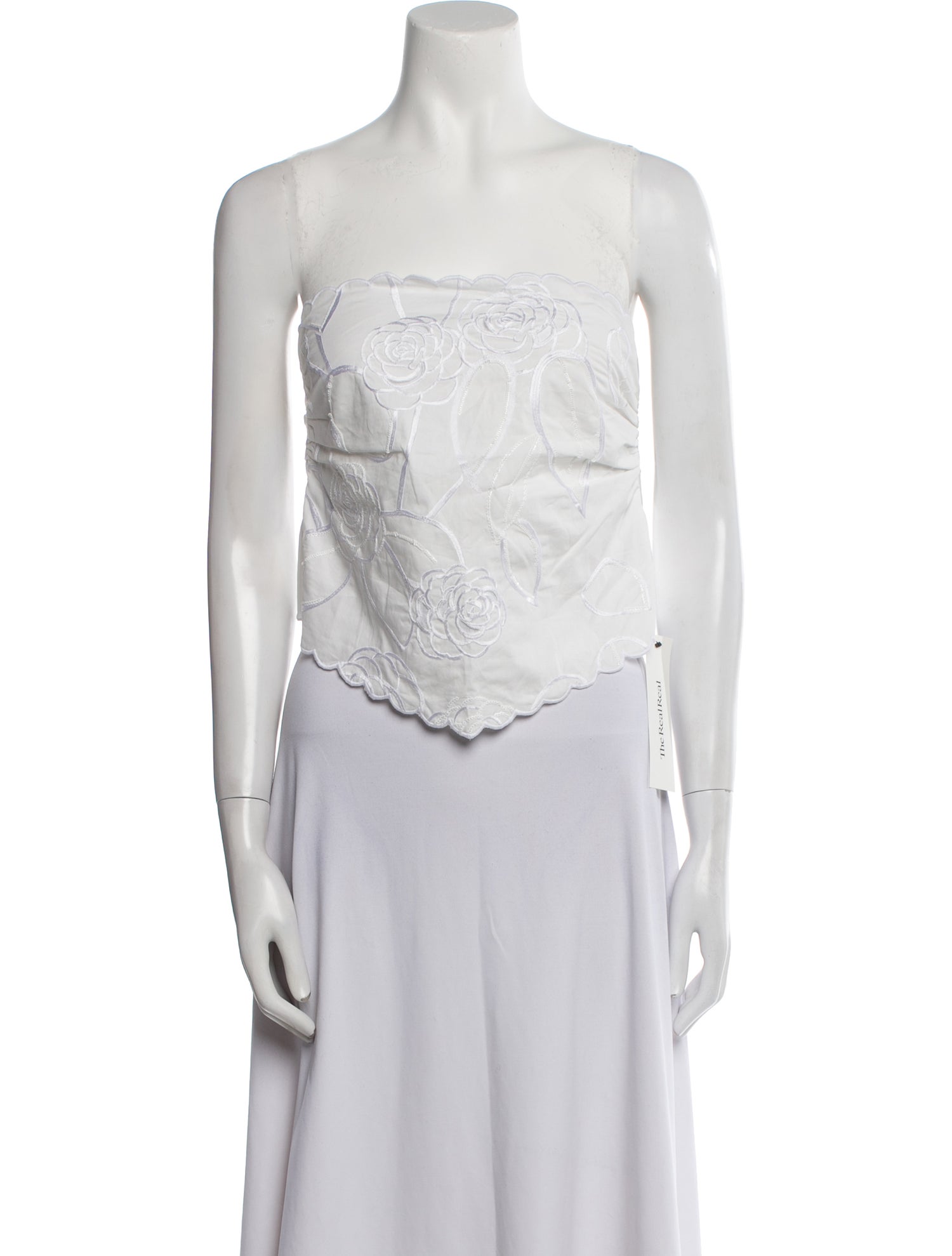 Bernadette Strapless Crop Top w/ Tags