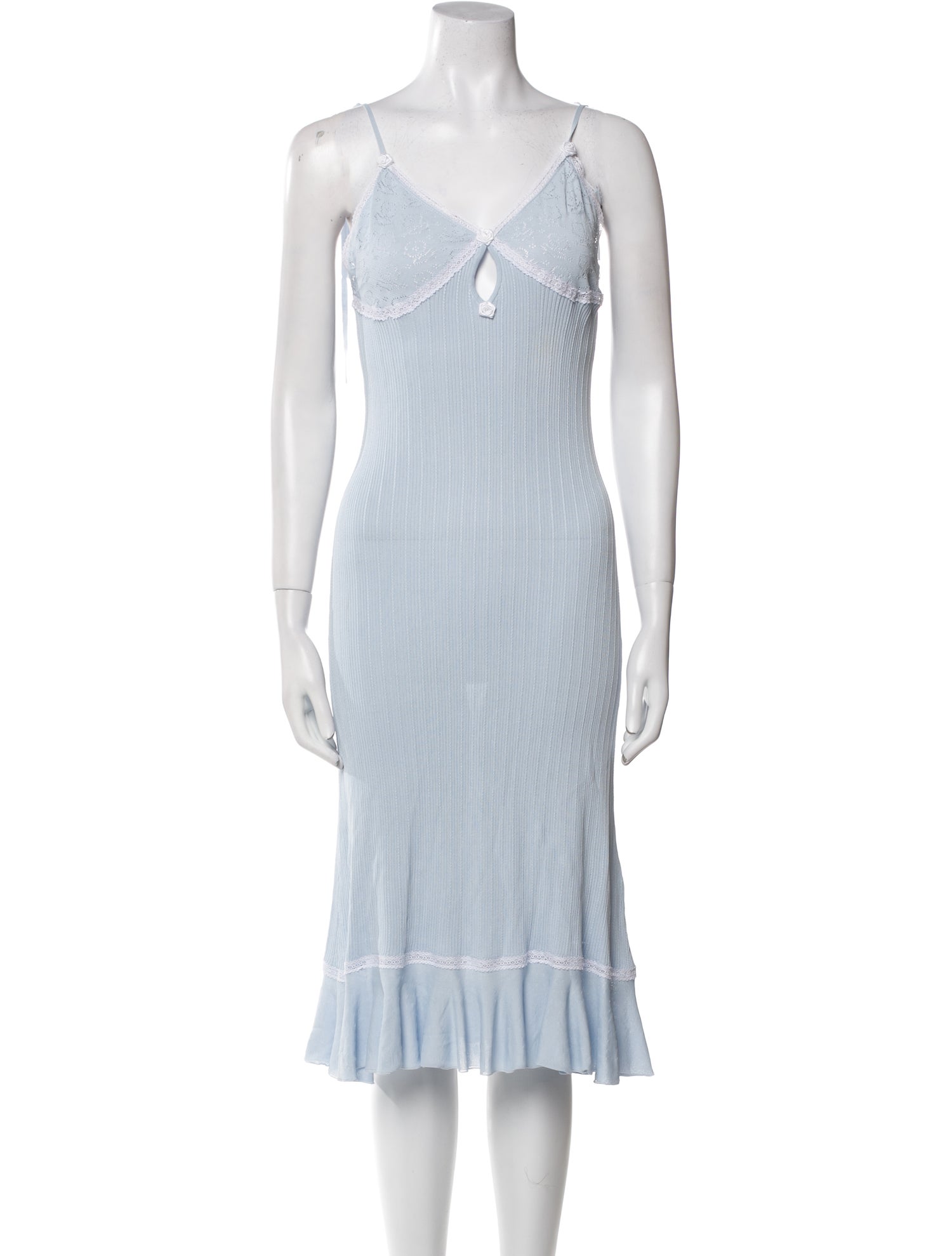 Bernadette V-Neck Midi Length Dress w/ Tags