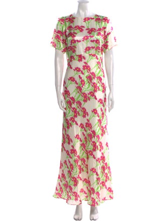 Bernadette Silk Long Dress