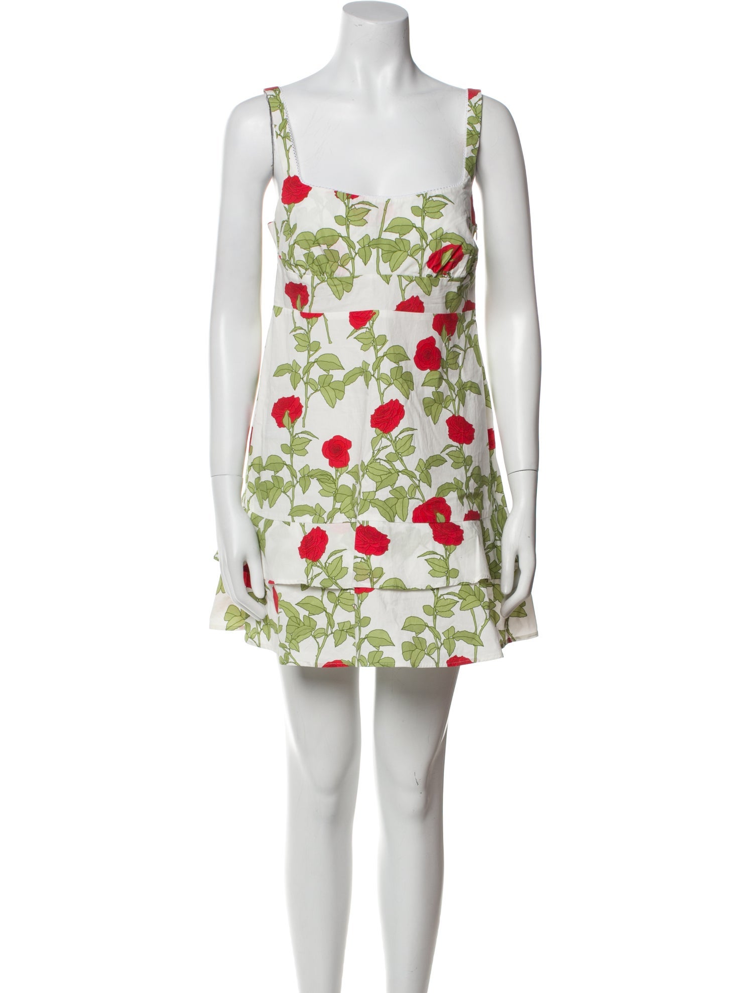 Bernadette Floral Print Mini Dress