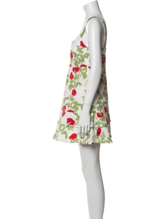 Bernadette Floral Print Mini Dress