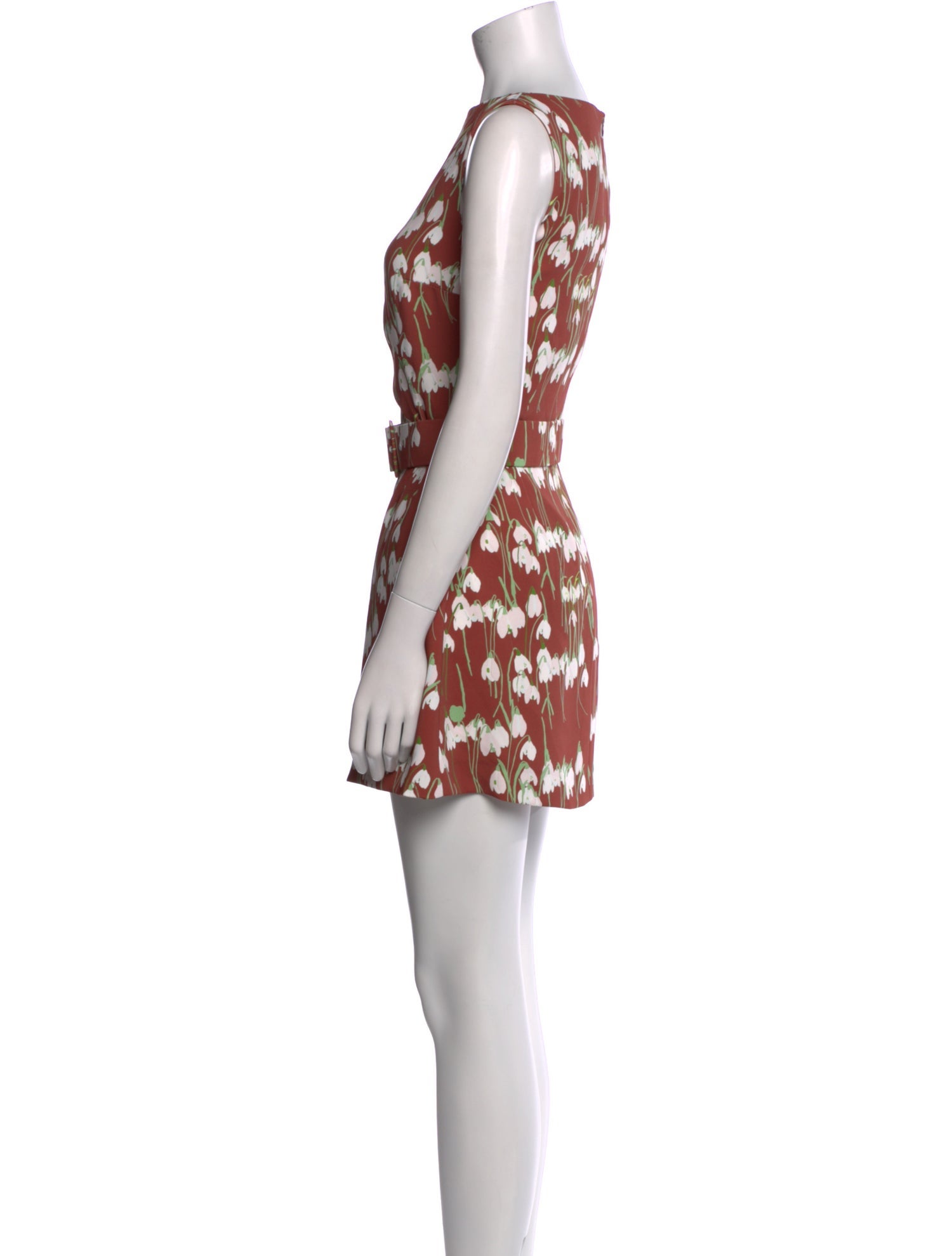 Bernadette Printed Mini Dress w/ Tags