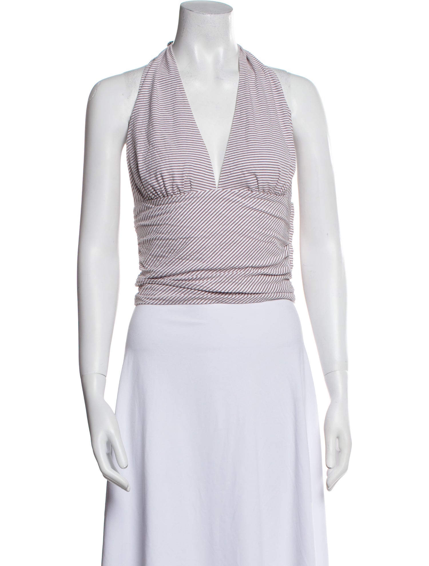 Bernadette V-Neck Sleeveless Crop Top w/ Tags