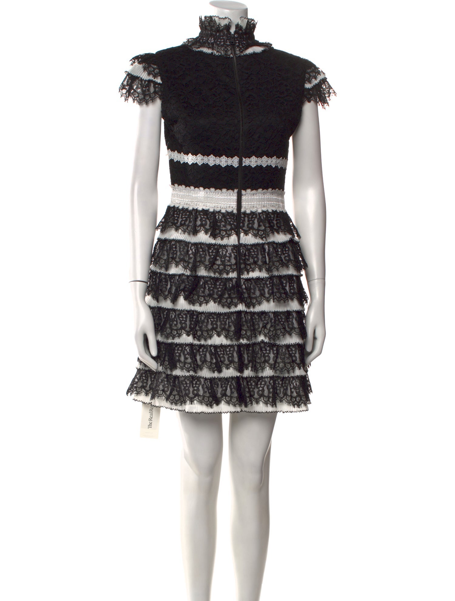 Bernadette Lace Pattern Mini Dress