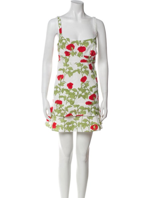 Bernadette Floral Print Mini Dress
