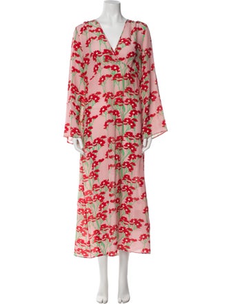 Bernadette Silk Long Dress