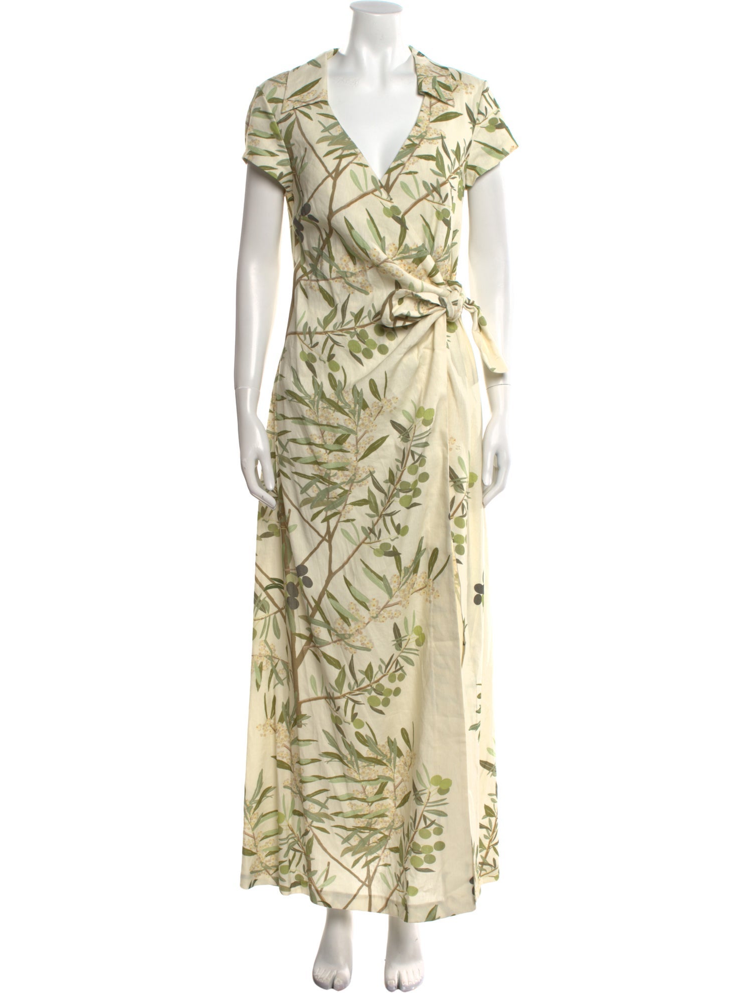 Bernadette Printed Long Dress w/ Tags