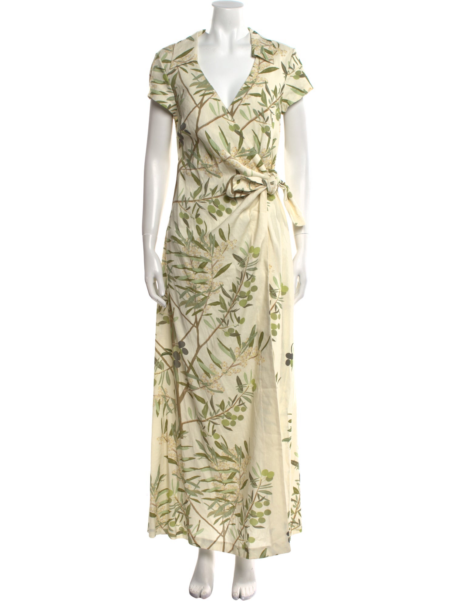 Bernadette Printed Long Dress w/ Tags