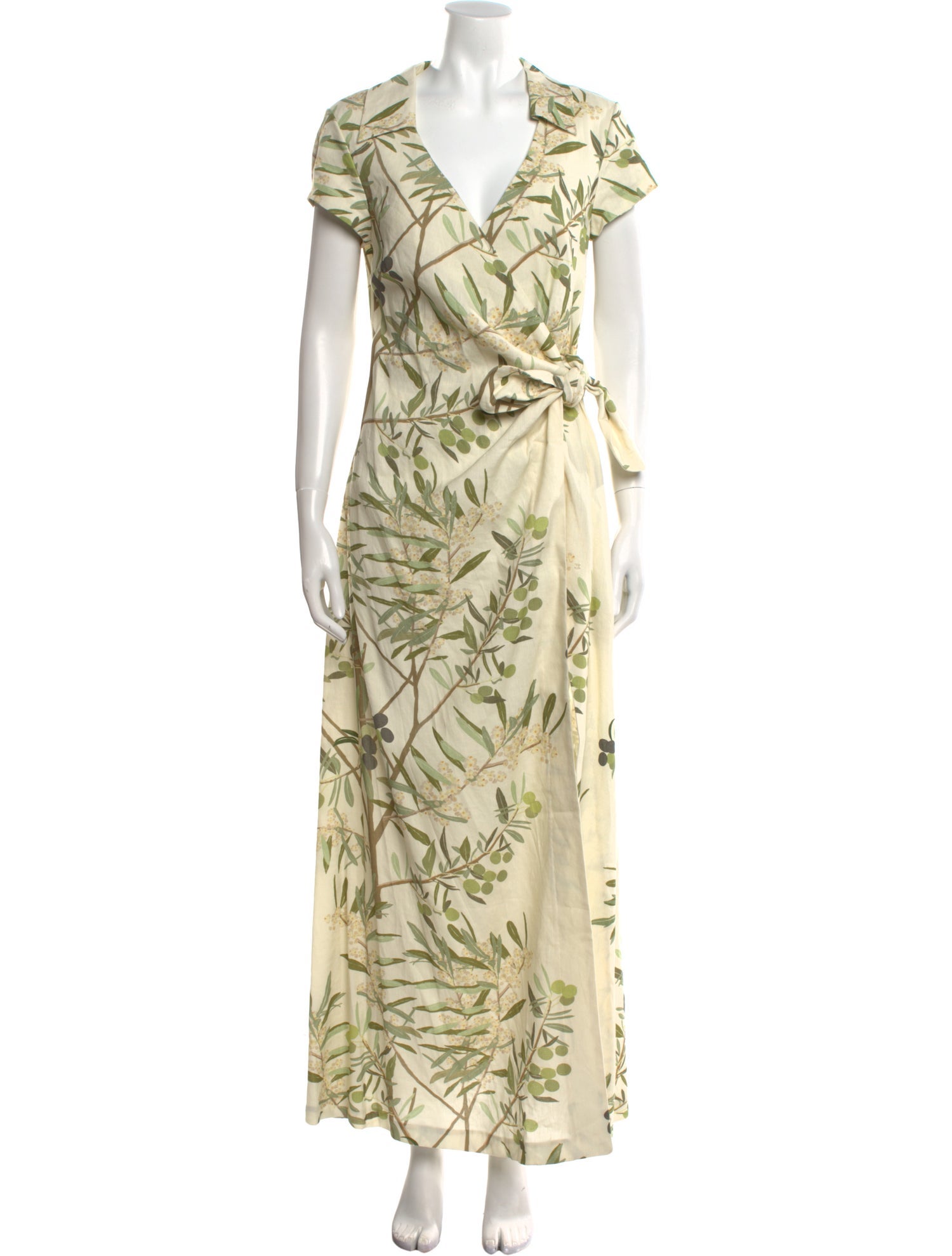 Bernadette Printed Long Dress w/ Tags