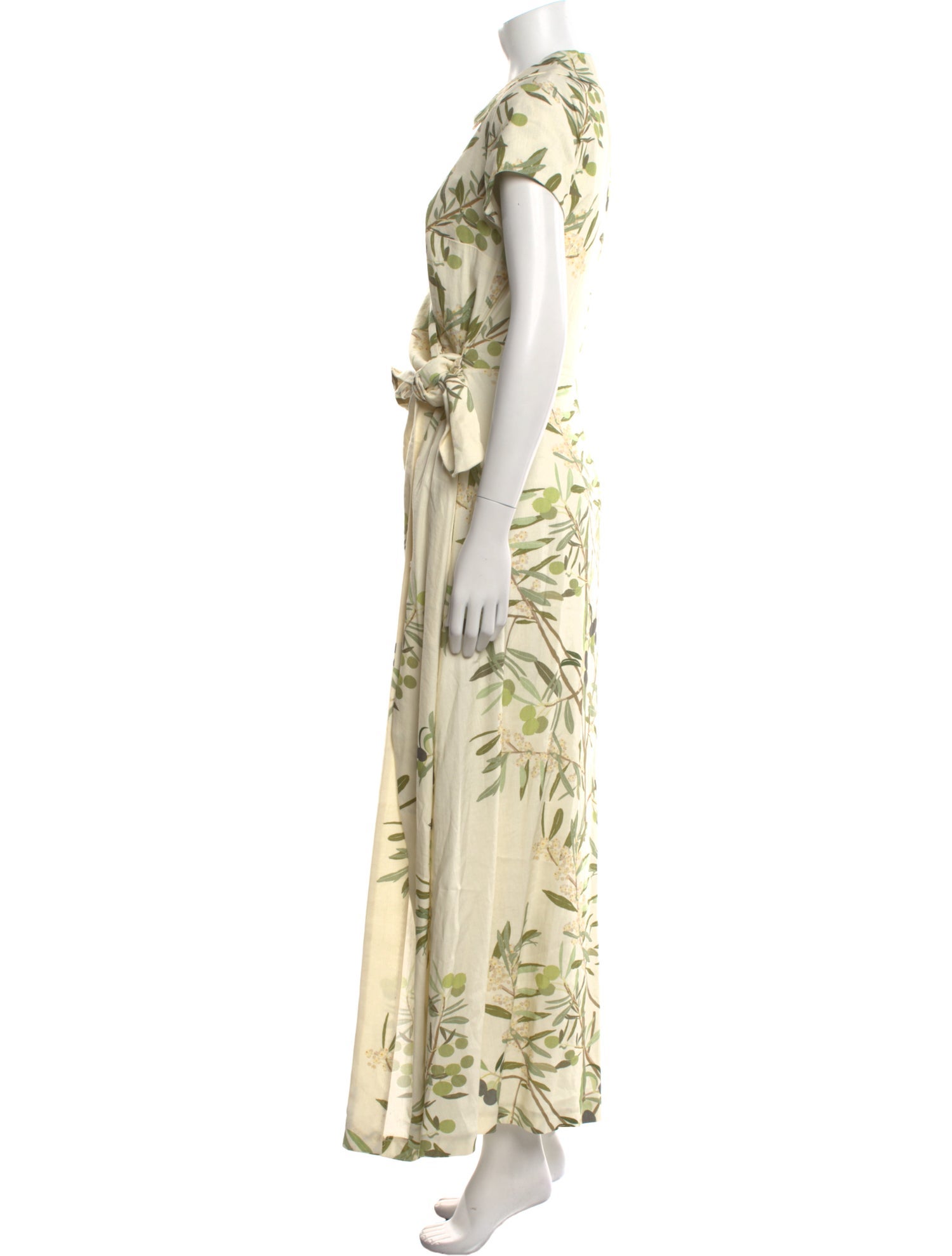 Bernadette Printed Long Dress w/ Tags