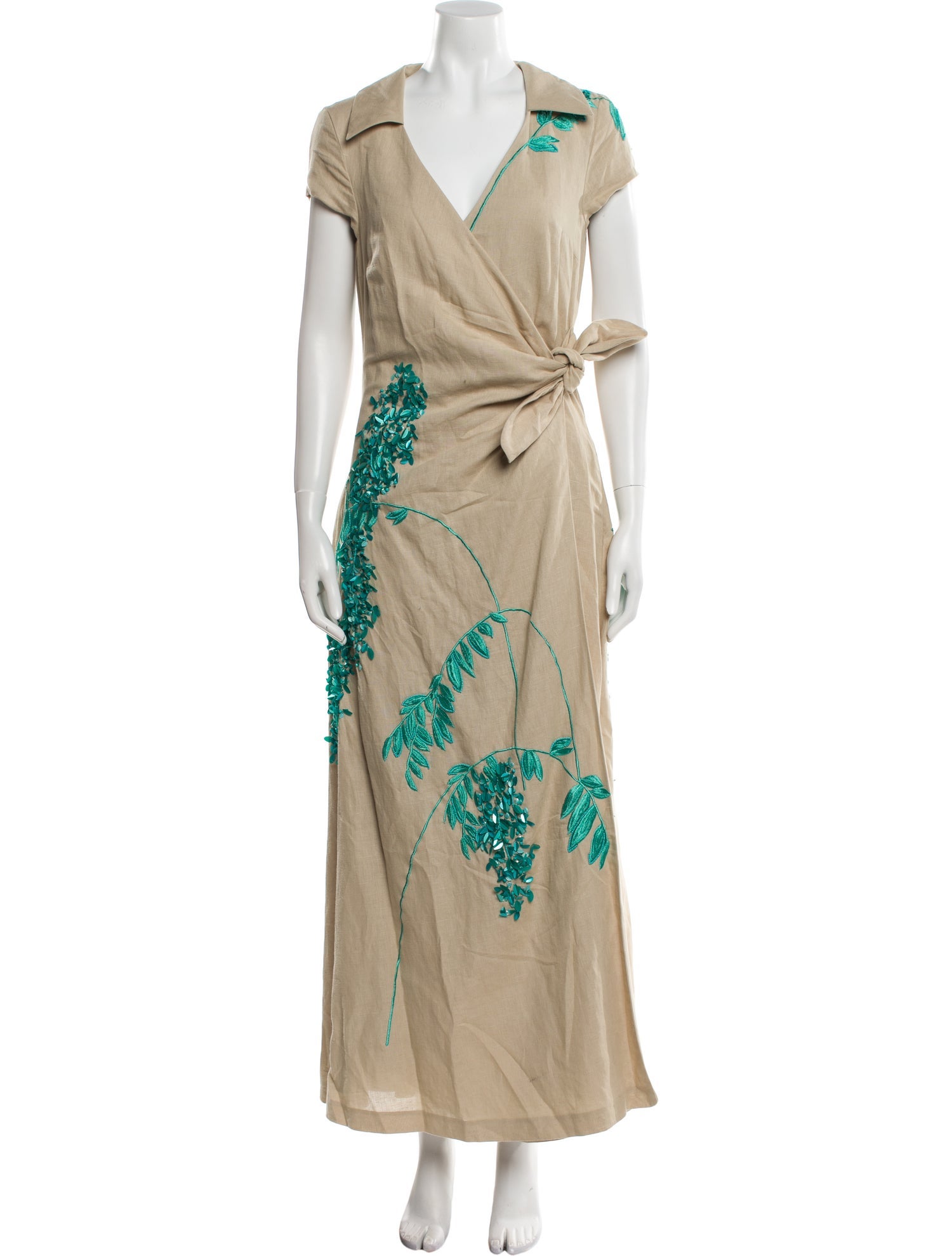 Bernadette Printed Long Dress w/ Tags