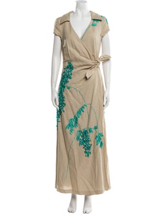 Bernadette Printed Long Dress