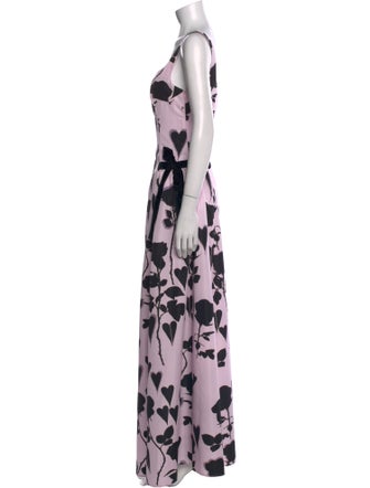 Bernadette Floral Print Long Dress