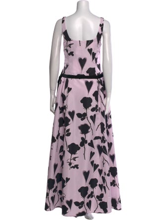 Bernadette Floral Print Long Dress