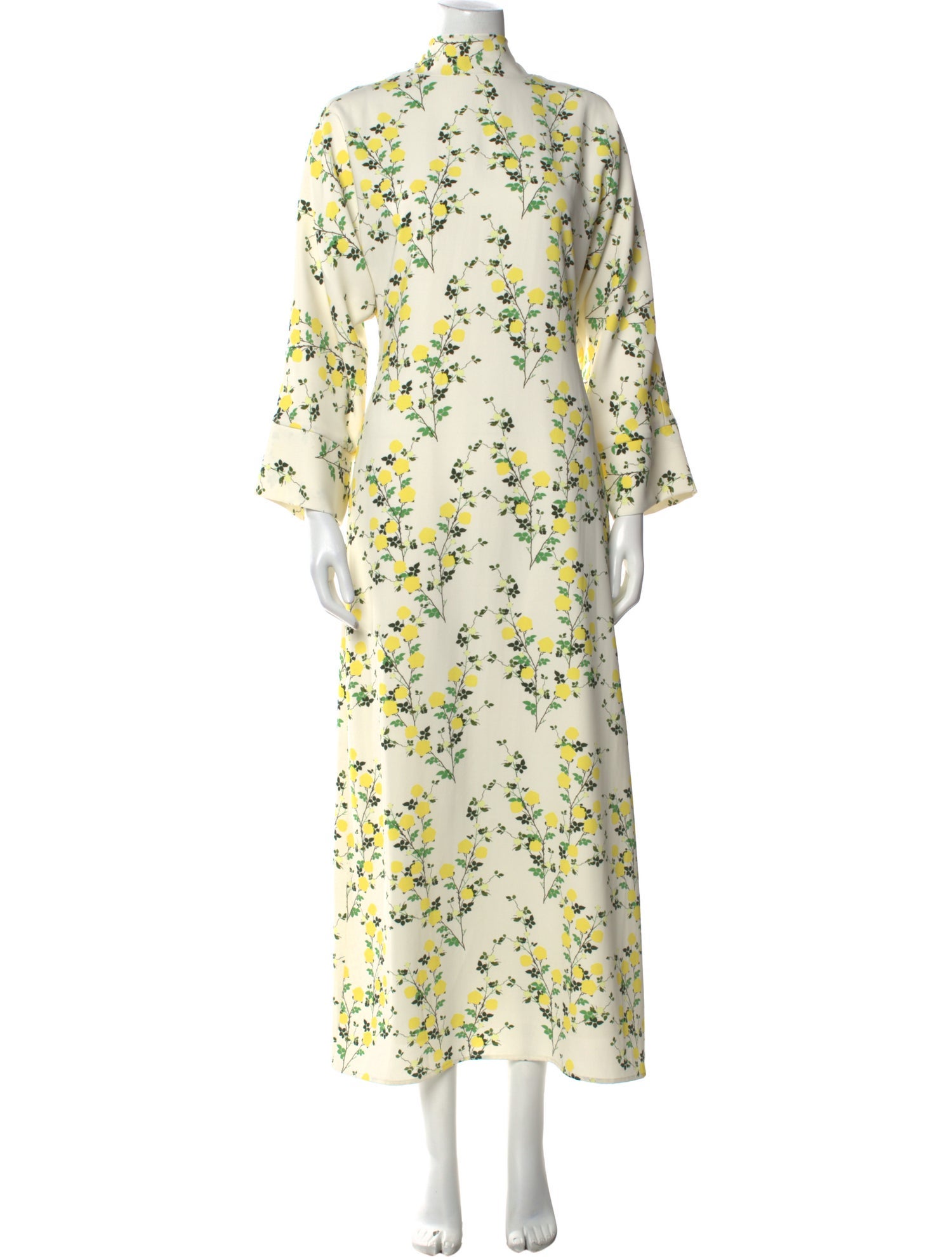 Bernadette Floral Print Long Dress w/ Tags