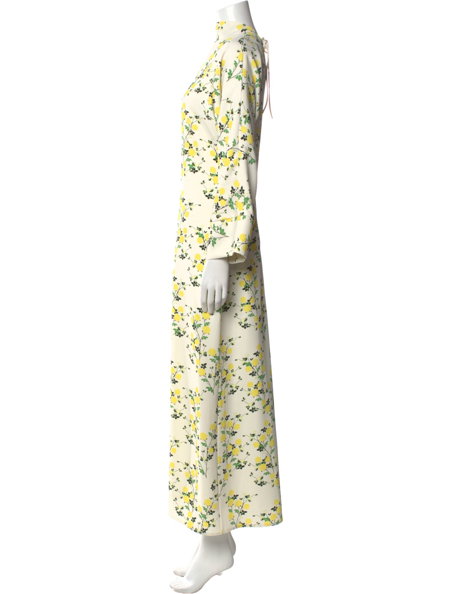 Bernadette Floral Print Long Dress w/ Tags
