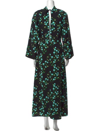 Bernadette Floral Print Long Dress