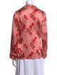 Bernadette Silk Floral Print Button-Up Top