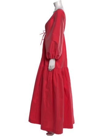 Bernadette V-Neck Long Dress