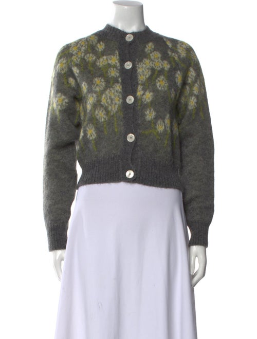 Bernadette Mohair Floral Print Sweater
