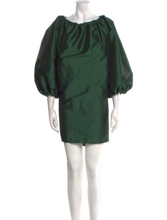 Bernadette Bateau Neckline Mini Dress