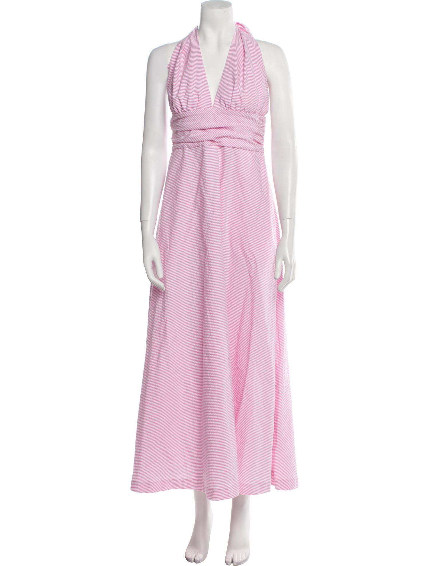 Bernadette Striped Long Dress