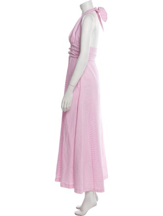 Bernadette Striped Long Dress