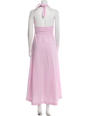 Bernadette Striped Long Dress