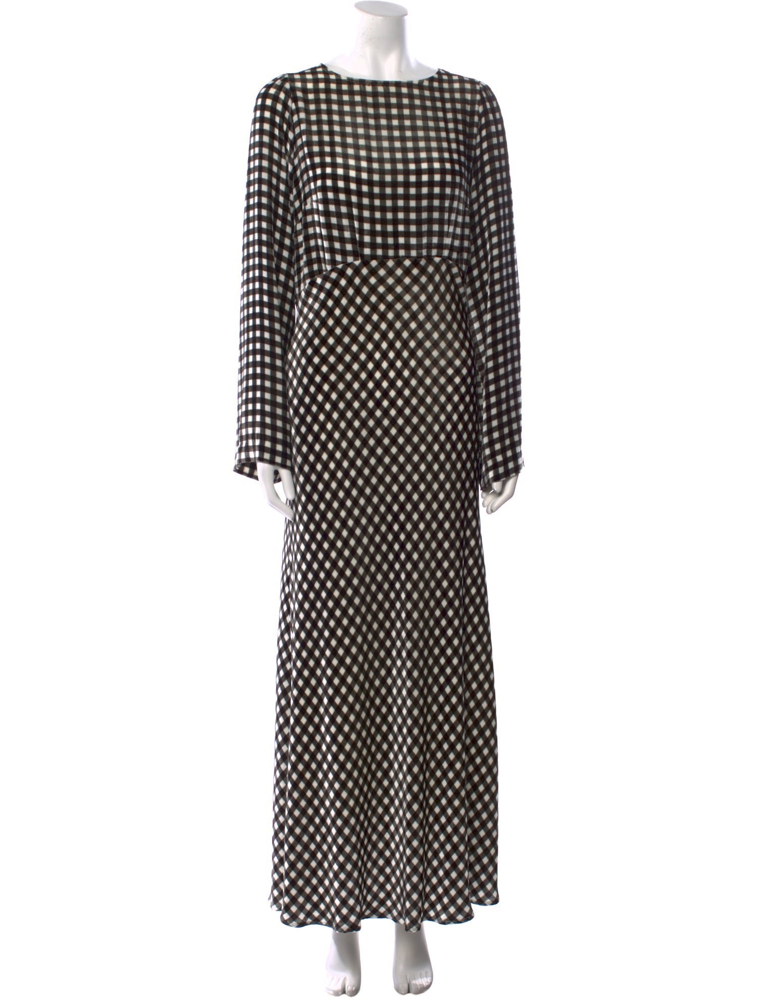 Bernadette Polka Dot Print Long Dress