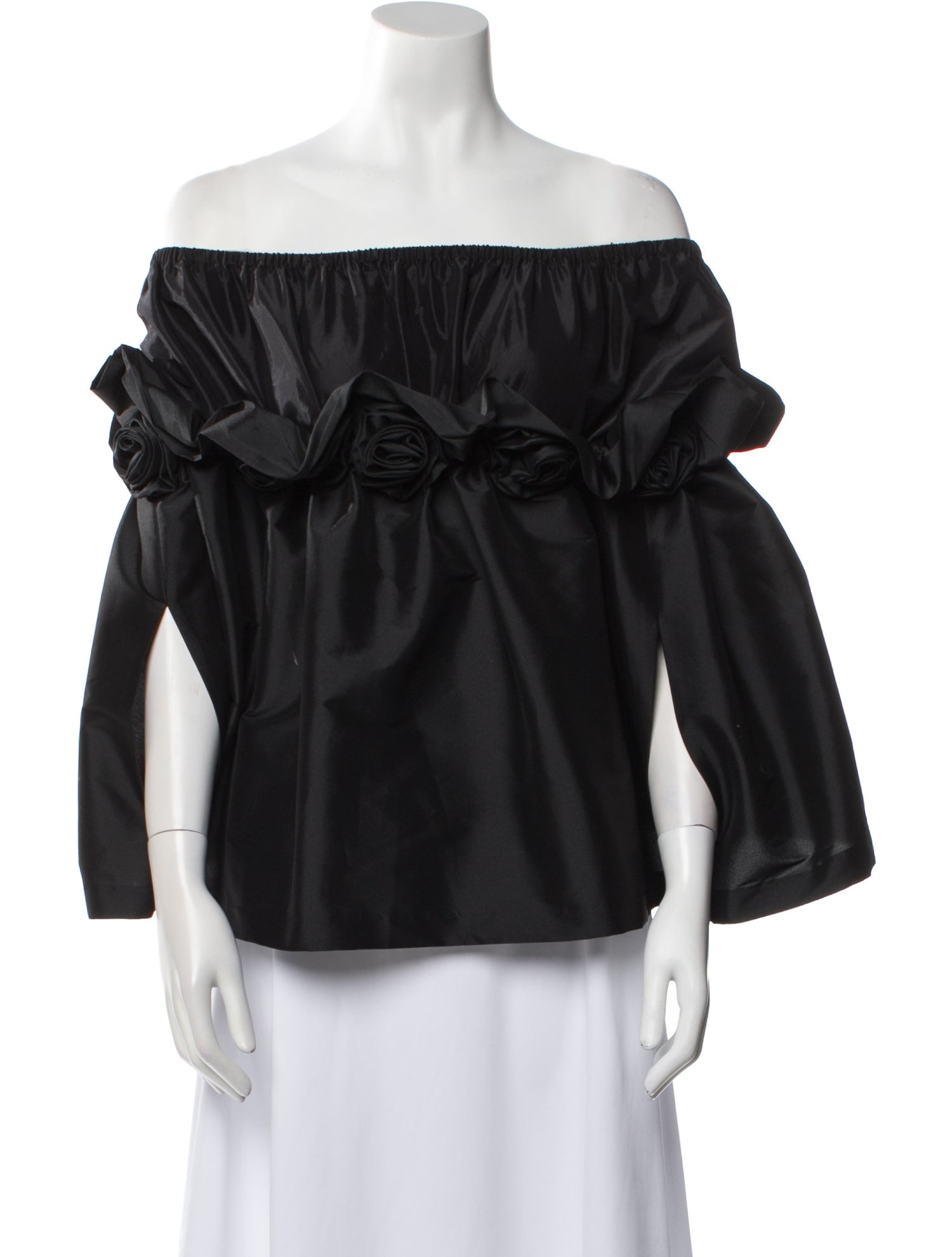 Bernadette Off-The-Shoulder Three-Quarter Sleeve Blouse