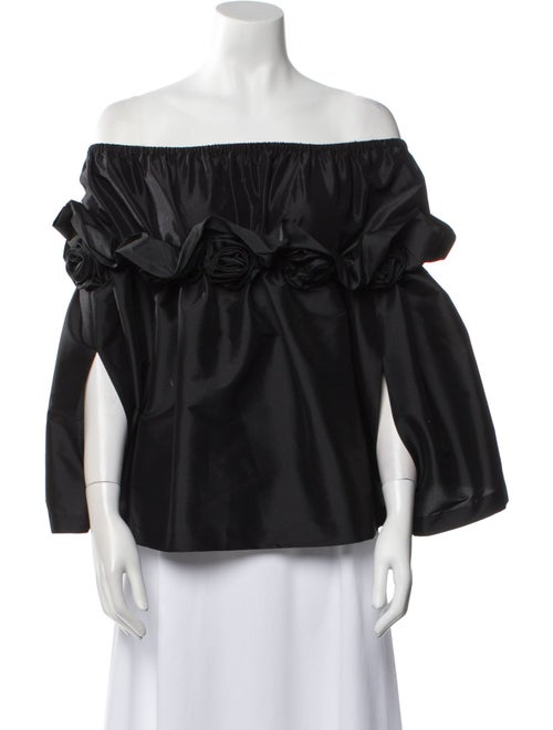 Bernadette Off-The-Shoulder Three-Quarter Sleeve Blouse